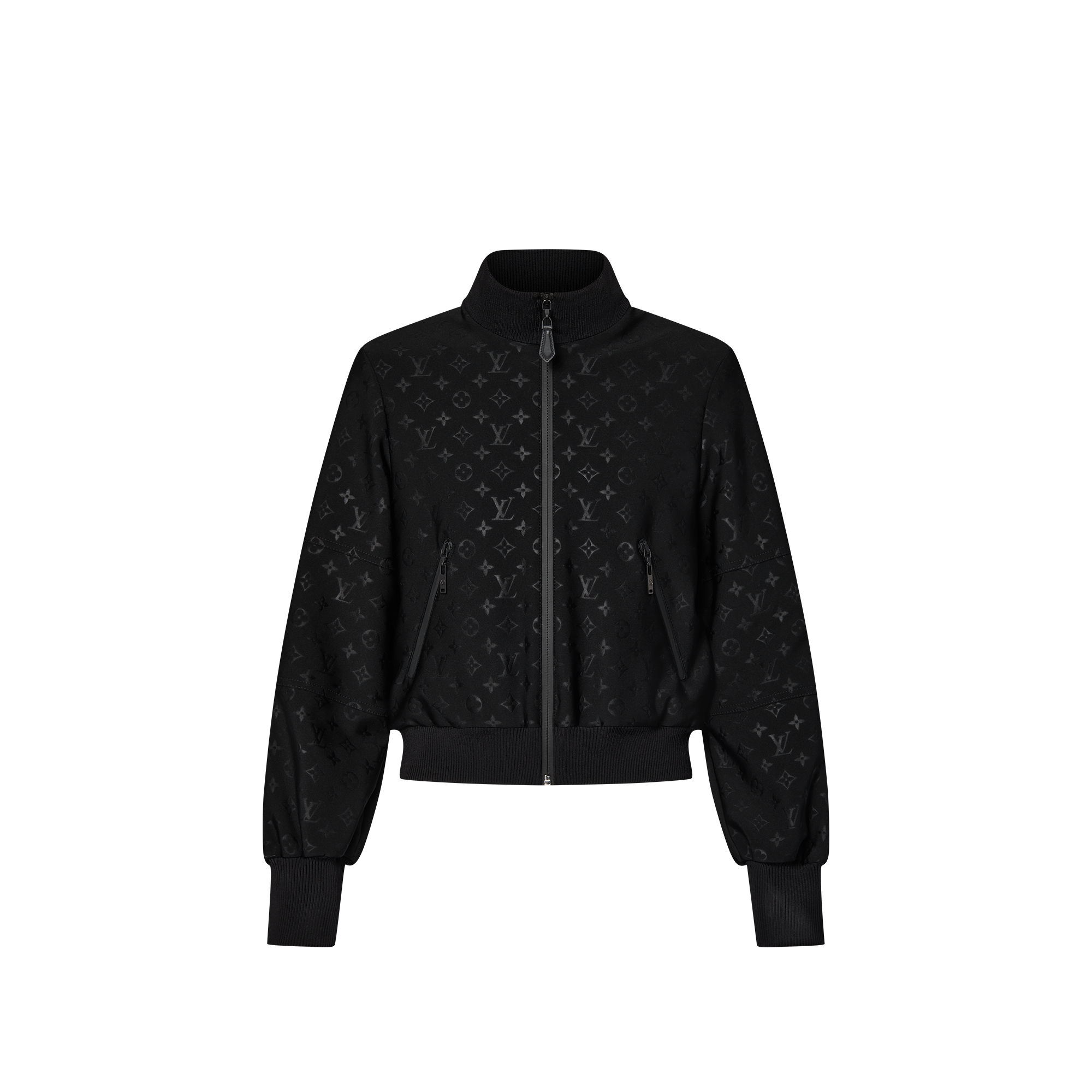 Embossed Monogram Zip-Up Jacket - Women - Ready-to-Wear | LOUIS 